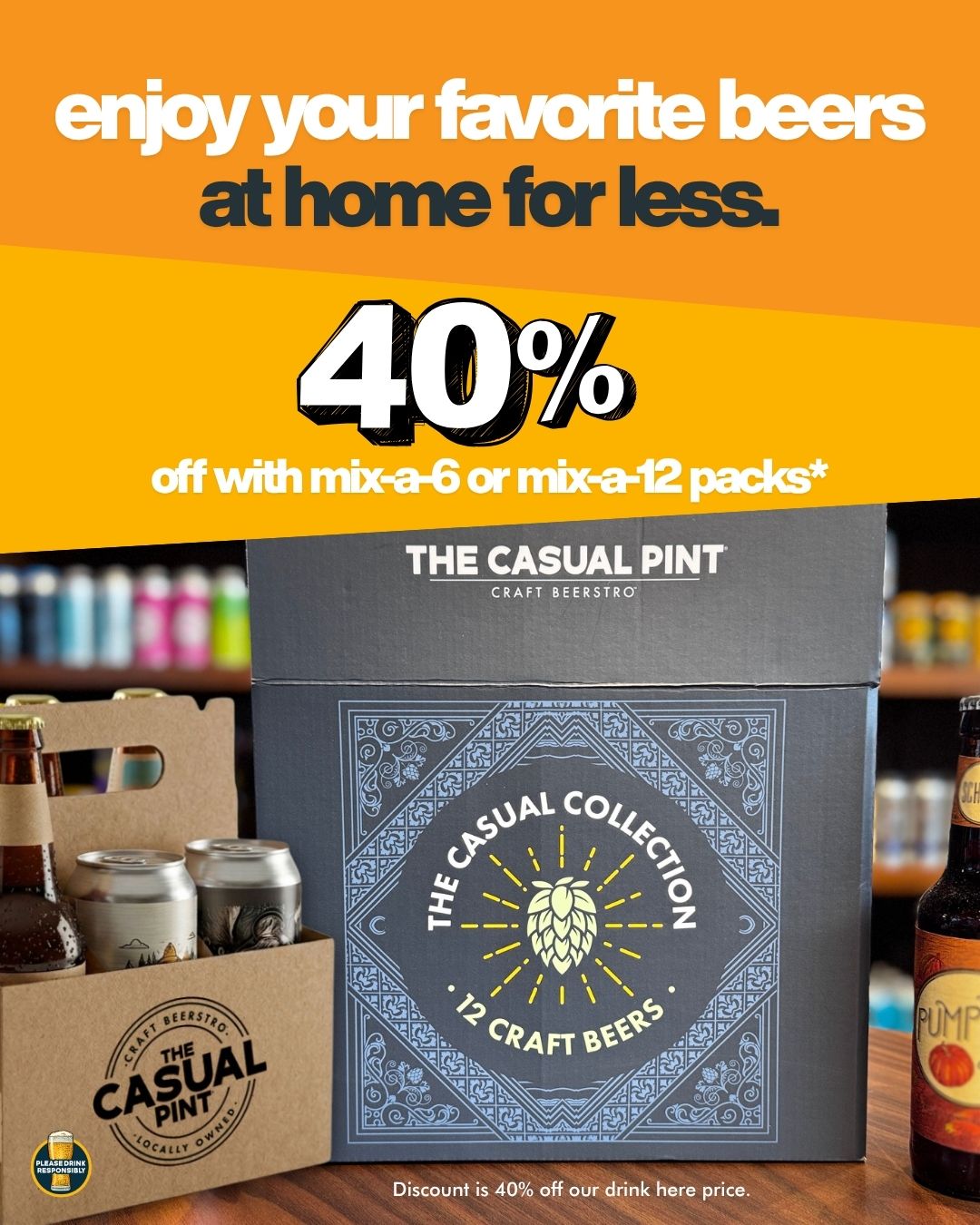 The Casual Pint, beer to go