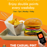The Casual Pint Double Points Lunch